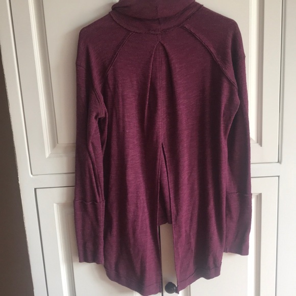 Free People turtleneck. Hi-Lo with slit in back. - Picture 2 of 5